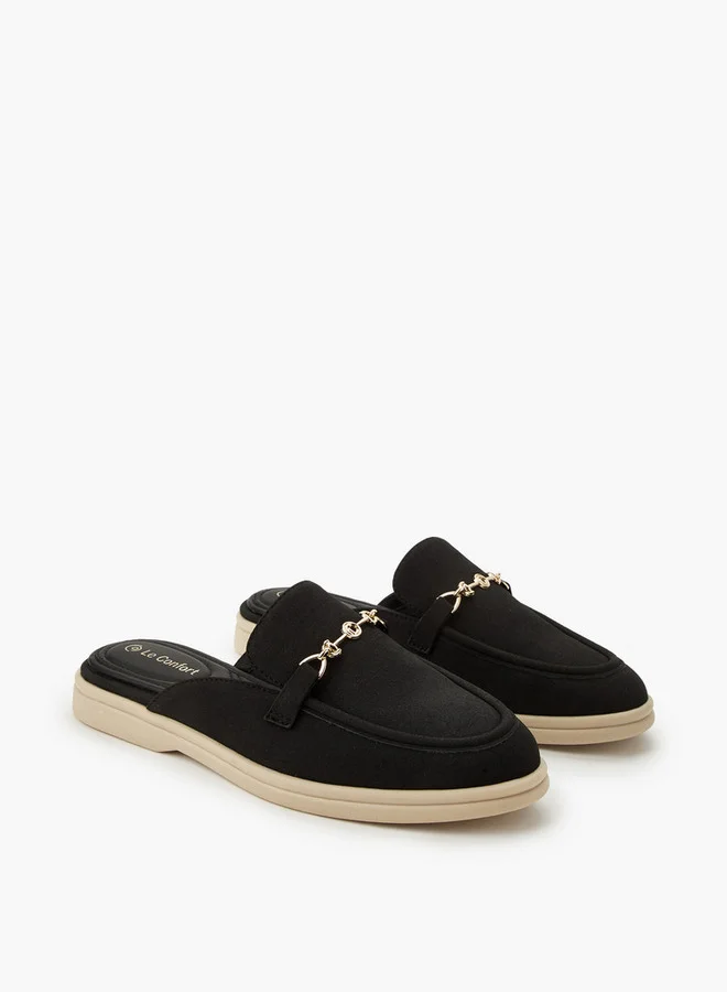 Le Confort Women Metallic Detail Mules