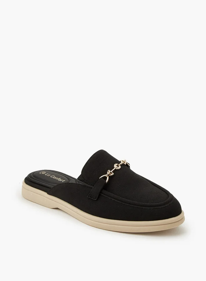 Le Confort Women Metallic Detail Mules