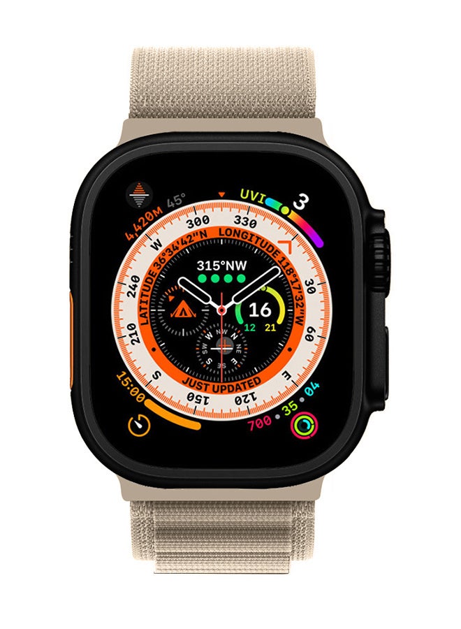 Replacement Band for Apple Watch Band 49mm 46mm 45mm 44mm - Alpine Loop Band for Women Men - Adjustable With Metal G-Hook Strap For iWatch Ultra Series SE 8/7/6/5/4/3/2/1 - Stone White - Image 2