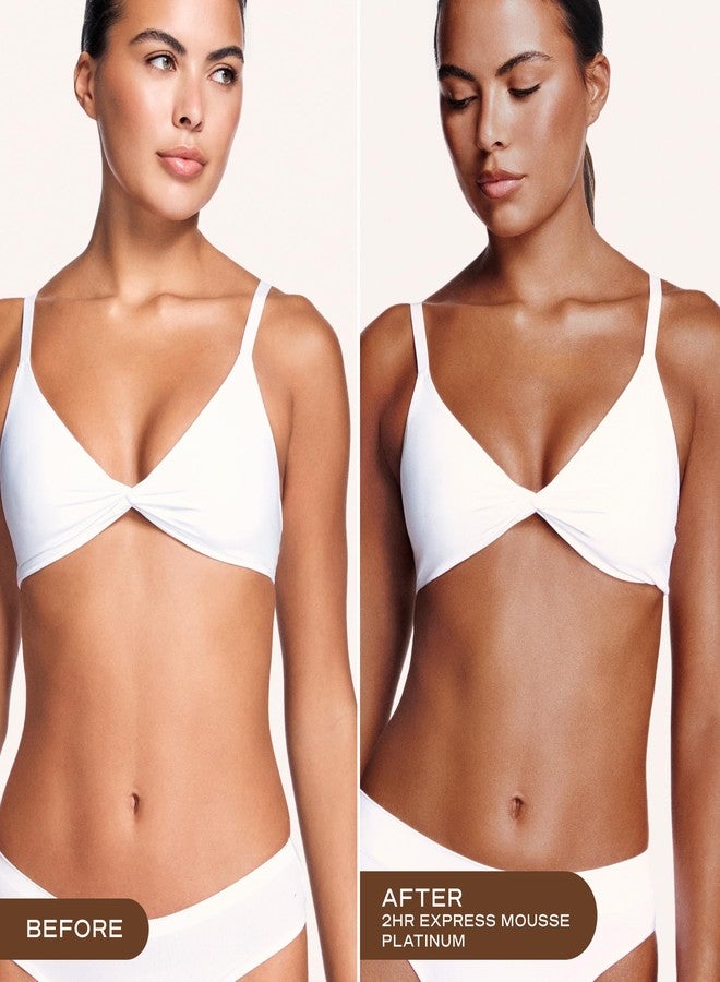 Loving Tan Platinum 2 HR Express Self Tanning Mousse, Darkest Shade Yet - Streak Free, Professional Quality Sunless Tanner- 10+ Applications per Bottle, Cruelty Free, Naturally Derived DHA, 6.7 Fl Oz - Image 3