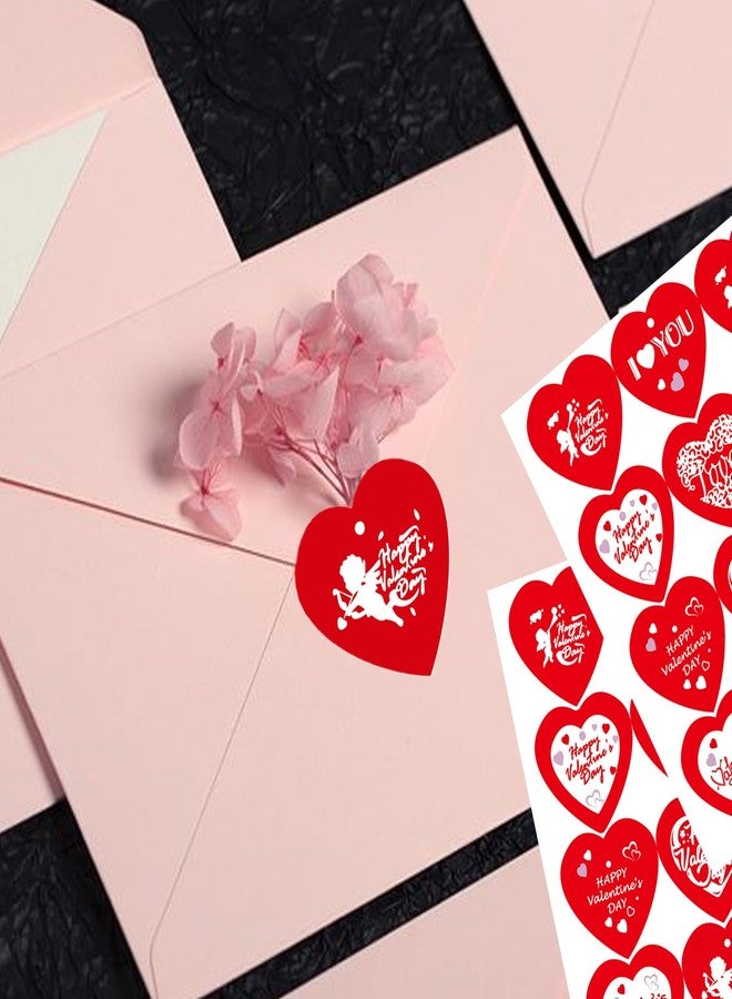 Ccswybf 80Pcs Heart Stickers for Valentines, 1.5" Valentines Stickers Heart Valentines Day Gift Stickers Love Stickers Valentines Labels Stickers for Valentine's Day Party - Image 5