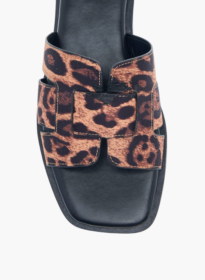 Celeste Womens Solid Slip-On Sandals  - Image 4