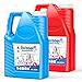EagleStone Bubbles Solution Refill 2 Bottles 64 oz Up to 5 Gallon Concentrated Giant Bubble Solution for Machines Guns Wands Summer Easter Christmas Toys - Image 4