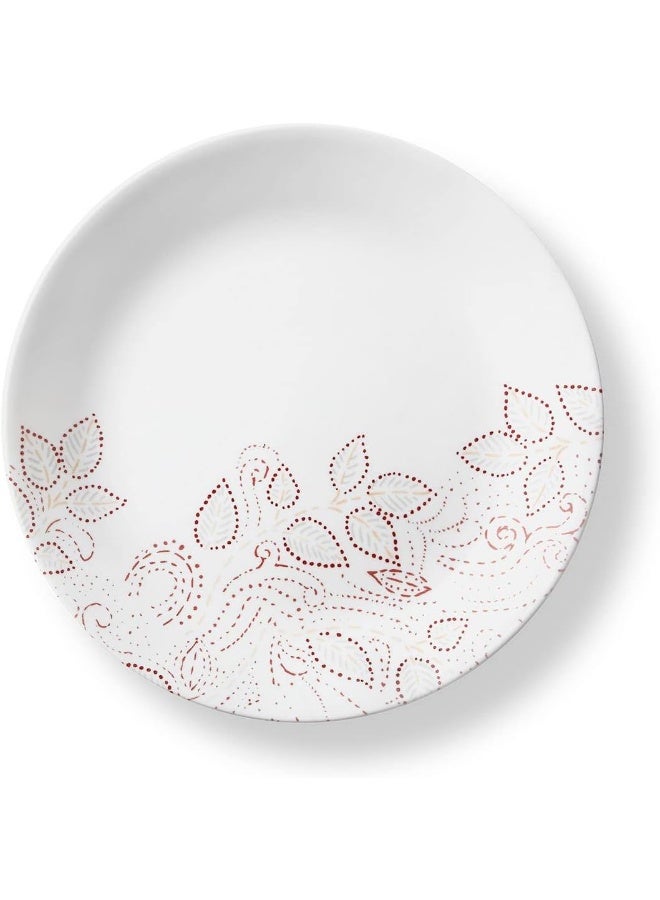 Corelle طقم أدوات المائدة كوريل ليف ستيتش 12 قطعة خدمة لـ 4 أشخاص - Image 4