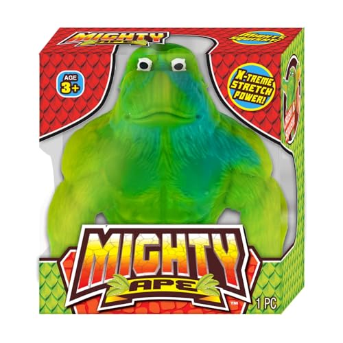 Ja-Ru JARU Mighty Ape Squishy Toy Pack of 1 Extreme Stretch Power Crush Squish Gorilla Squishy Squeezable Stress Relief Fidget Party Favor Classroom Prize Assorted Colors 56511 - Image 1