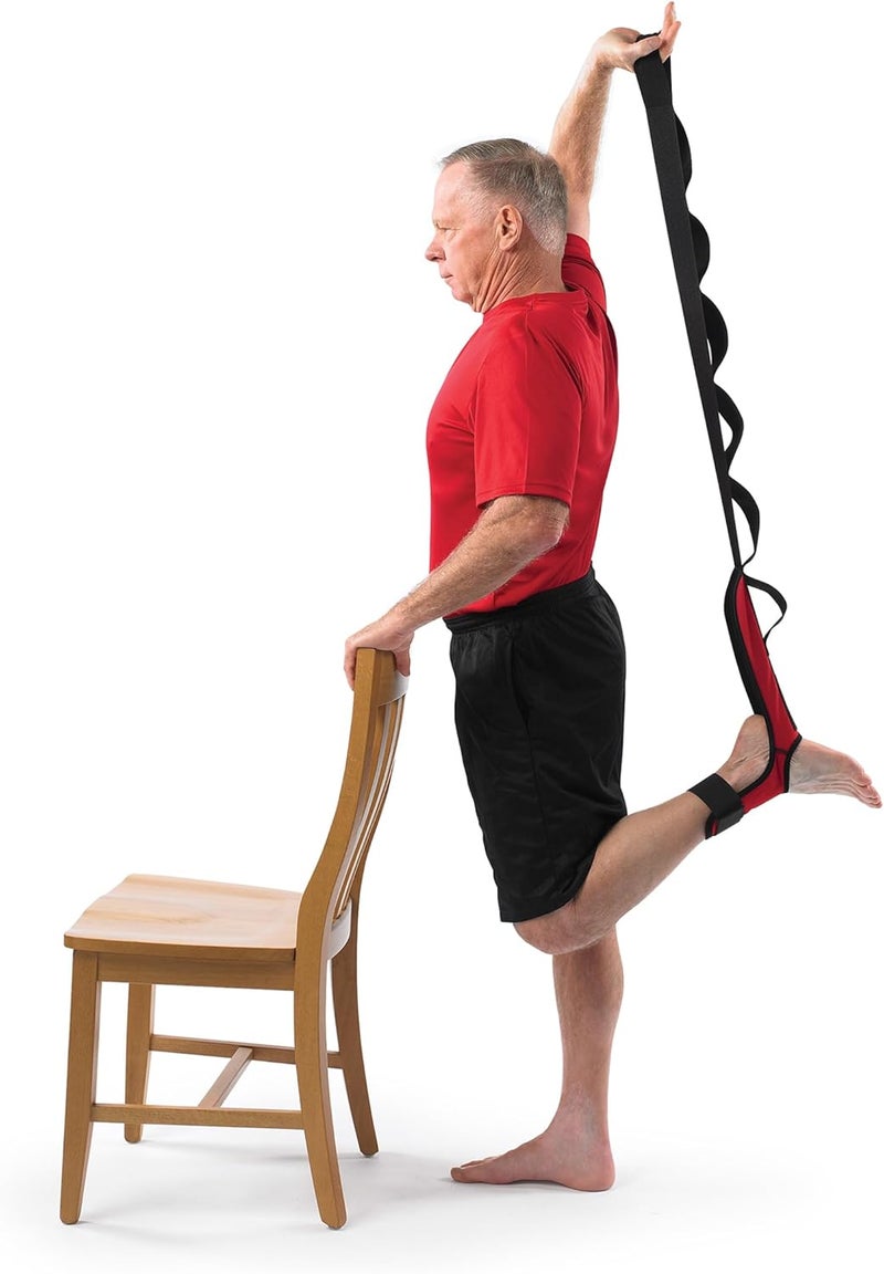 OPTP The Original Stretch-EZ - Plantar Fasciitis Stretcher and Hamstring Stretch Strap for Physical Therapy - Image 5