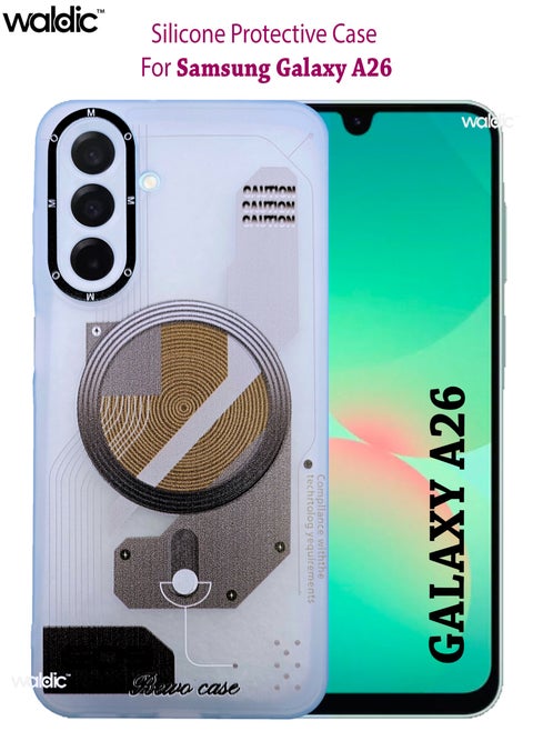 Samsung Galaxy A26 Premium Case | Premium Silicone  Case Cover Designed for Samsung Galaxy A26 | Samsung Galaxy A26 Case Camera and Drop Protection Thin Protective Back Cover Case for Samsung Galaxy A26 - Blue