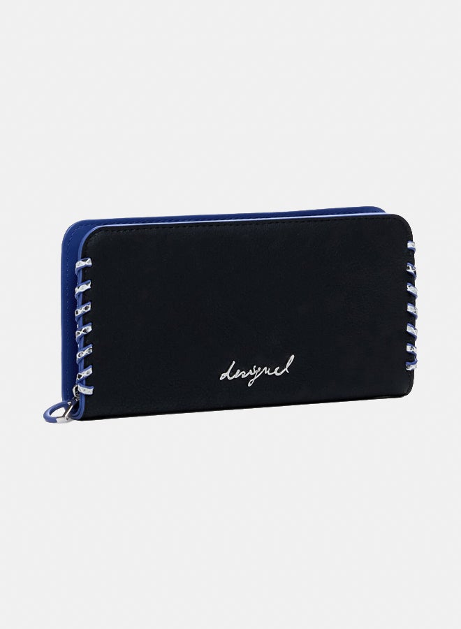 DESIGUAL Large wallet with side stitching - Image 2