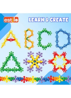 Estilo Estilo Premium Star Links Interlocking Building Blocks | Learning & Educational Toys for 6 Months+ Babies & Kids STEM Toys for Preschool Kids (200 Pcs)  - Image 5