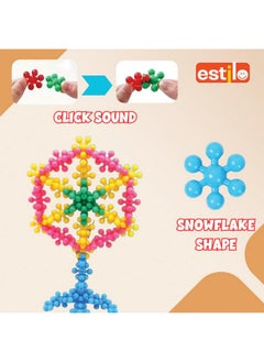 Estilo Estilo Premium Star Links Interlocking Building Blocks | Learning & Educational Toys for 6 Months+ Babies & Kids STEM Toys for Preschool Kids (200 Pcs)  - Image 3