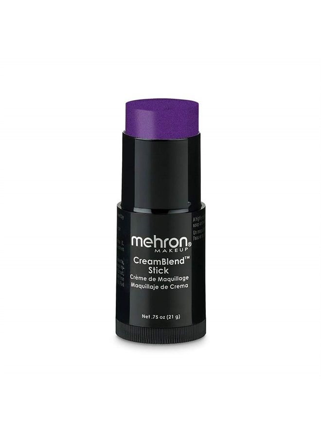 mehron Makeup CreamBlend Stick - Body Paint (.75 oz) (PURPLE) - Image 1