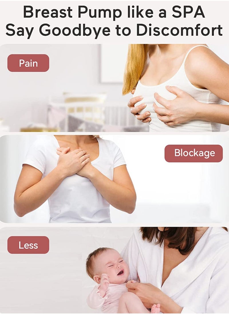 MissTiara - Double Electric Breast Pump, Portable Pump with 3 Modes 4 Levels, Low Noise & Painless Portable Pump With Milk Bottle - Image 1