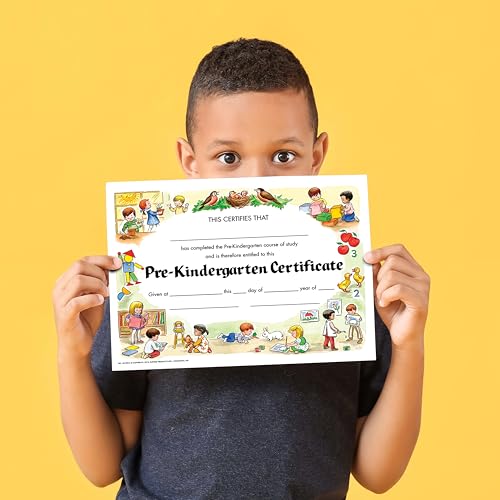 Hayes Pre-Kindergarten Diploma Certificates, Pre-K, Keepsake Graduation Certificates for Kids, Customizable Graduation Award for Students, Full-Color Matte Finish, 8.5" x 11" - 30 Pack - Image 3