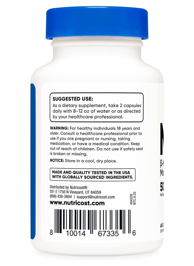 Nutricost - Nmn Nicotinamide Mononucleotide 500 Mg 60 Capsules - Image 1