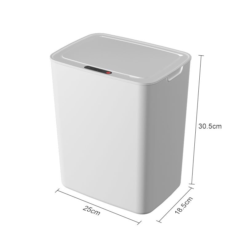 yghlh Kitchen Trash Bin Bathroom Touch Trash Can in The Toilet Smart Bucket Waste Bins Dustbin Smart Kitchen  - Image 2