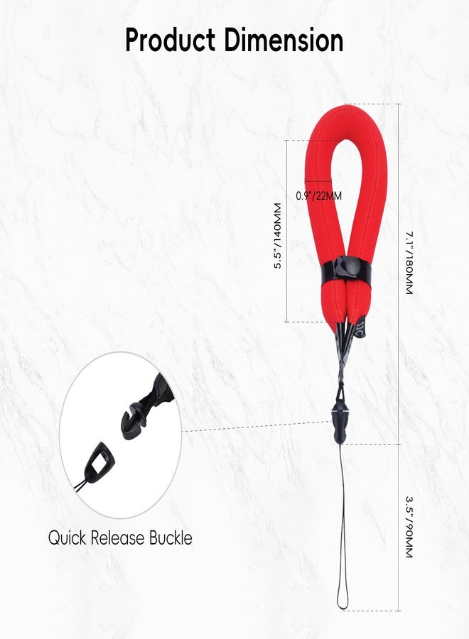 JJC Waterproof Camera Floating Wrist Strap for Olympus Tough TG-7 TG-6 TG-5 Kodak Pixpro WPZ2 Pentax WG-90 Fujifilm FinePix XP140 XP130 Nikon Coolpix W300 W150 Gopro Hero 13 12 11-Red - Image 5