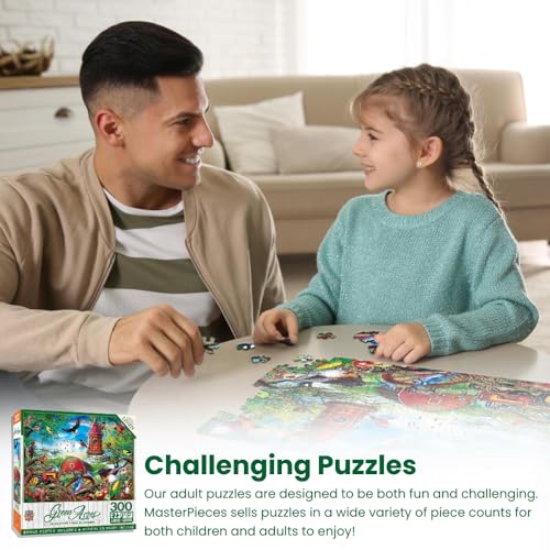 Masterpieces 300 Piece EZ Grip Jigsaw Puzzle - Neighs & Nuzzles - 18"x24" - Image 4