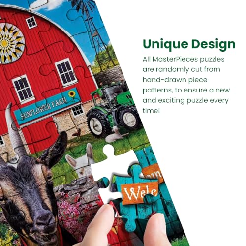 Masterpieces 300 Piece EZ Grip Jigsaw Puzzle - Neighs & Nuzzles - 18"x24" - Image 5