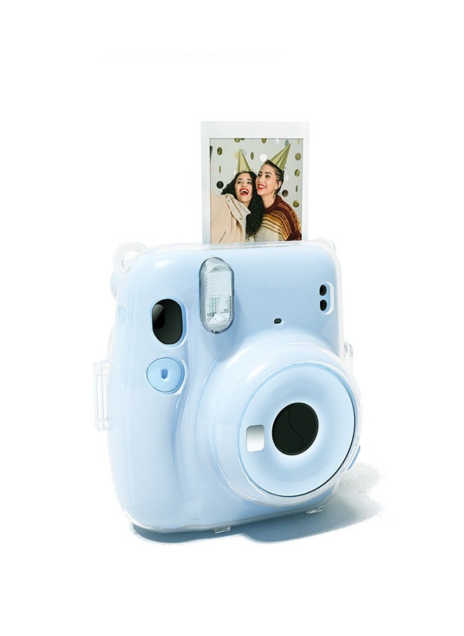 Generic Hard Case For Fujifilm Instax Mini 11 Instant Camera With Adjustable Strap Clear  - Image 5