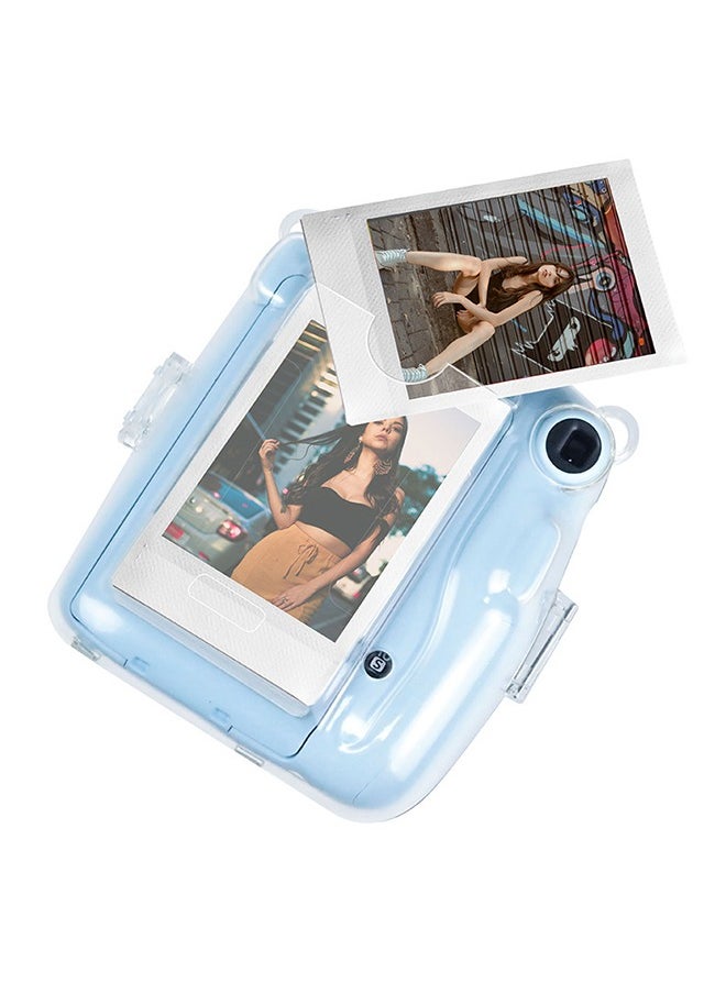 Generic Hard Case For Fujifilm Instax Mini 11 Instant Camera With Adjustable Strap Clear  - Image 4