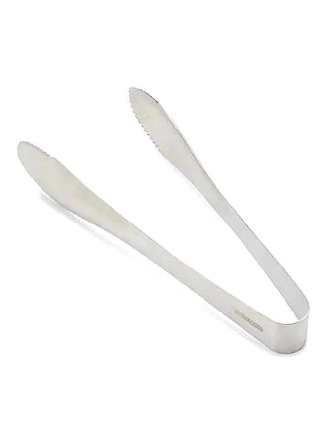 بارفيت ملقط مكعبات ثلج من الفولاذ المقاوم للصدأ عالي الجودة فضي - Image 1