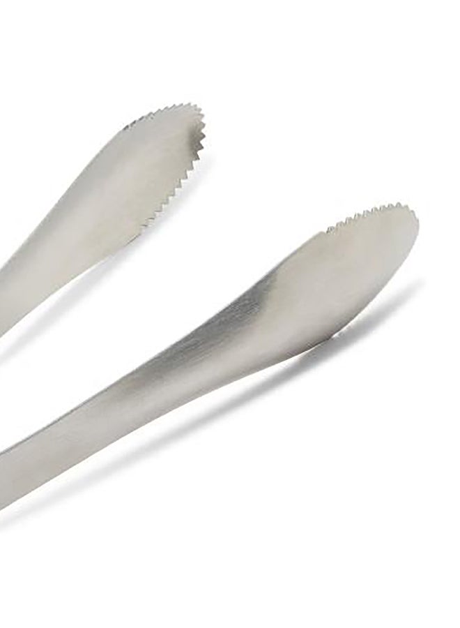 بارفيت ملقط مكعبات ثلج من الفولاذ المقاوم للصدأ عالي الجودة فضي - Image 2