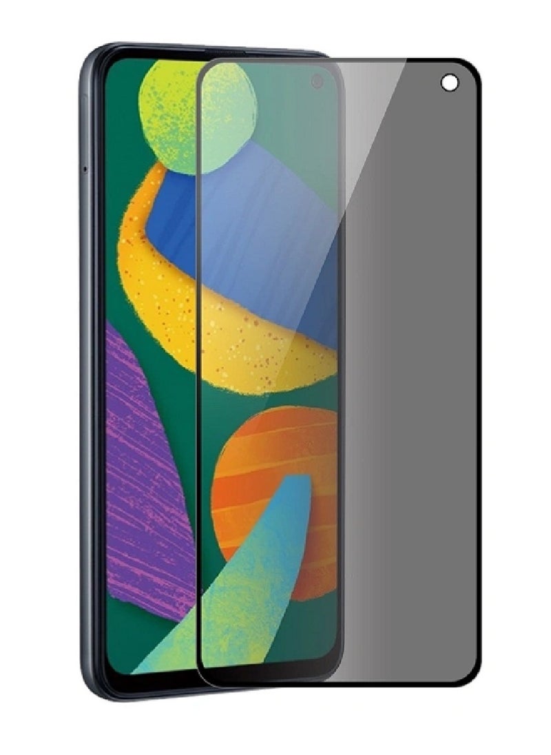 Super Tempered Glass Screen Protector Anti-Spy Privacy Designed For Samsung Galaxy F52 Full Screen Coverage And Bubble Free - Image 1