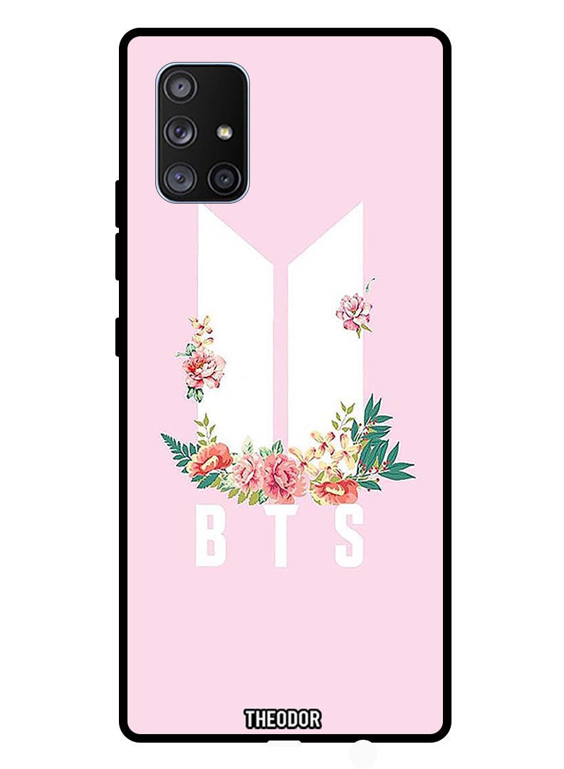 Theodor Protective Case Anti ScratchShockproof Cover For Samsung A71 5G BTS floral - Image 1