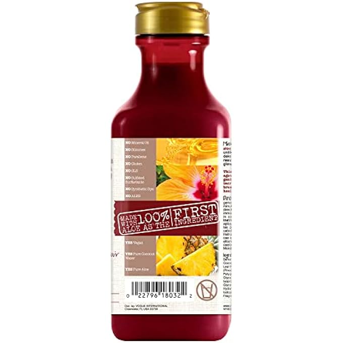 MAUI MOISTURE STRENGTH & ANTI-BREAKAGE + MOISTURIZING AGAVE SHAMPOO FOR COLOR TREATED OR CHEMICALLY DAMAGED HAIR, VEGAN, SILICONE- & PARABEN-FREE WITH SULFATE-FREE SURFACTANTS, 13 FL OZ - Image 3