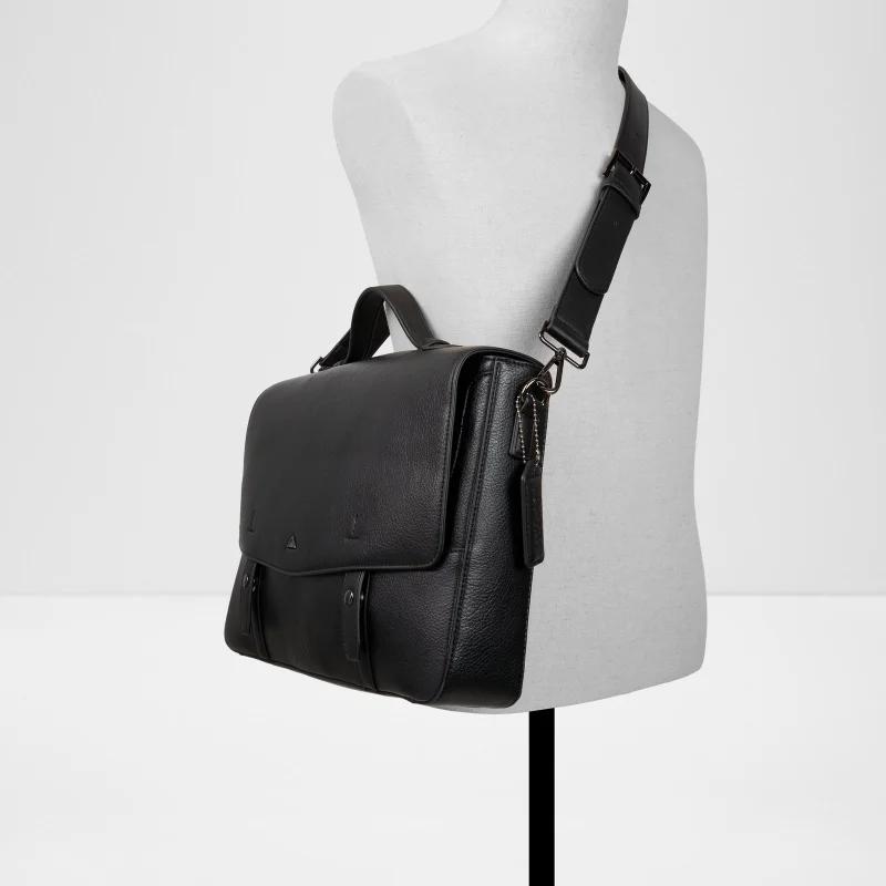 ALDO  Hildebrad Black Messenger Bag for Men | Best Price UAE