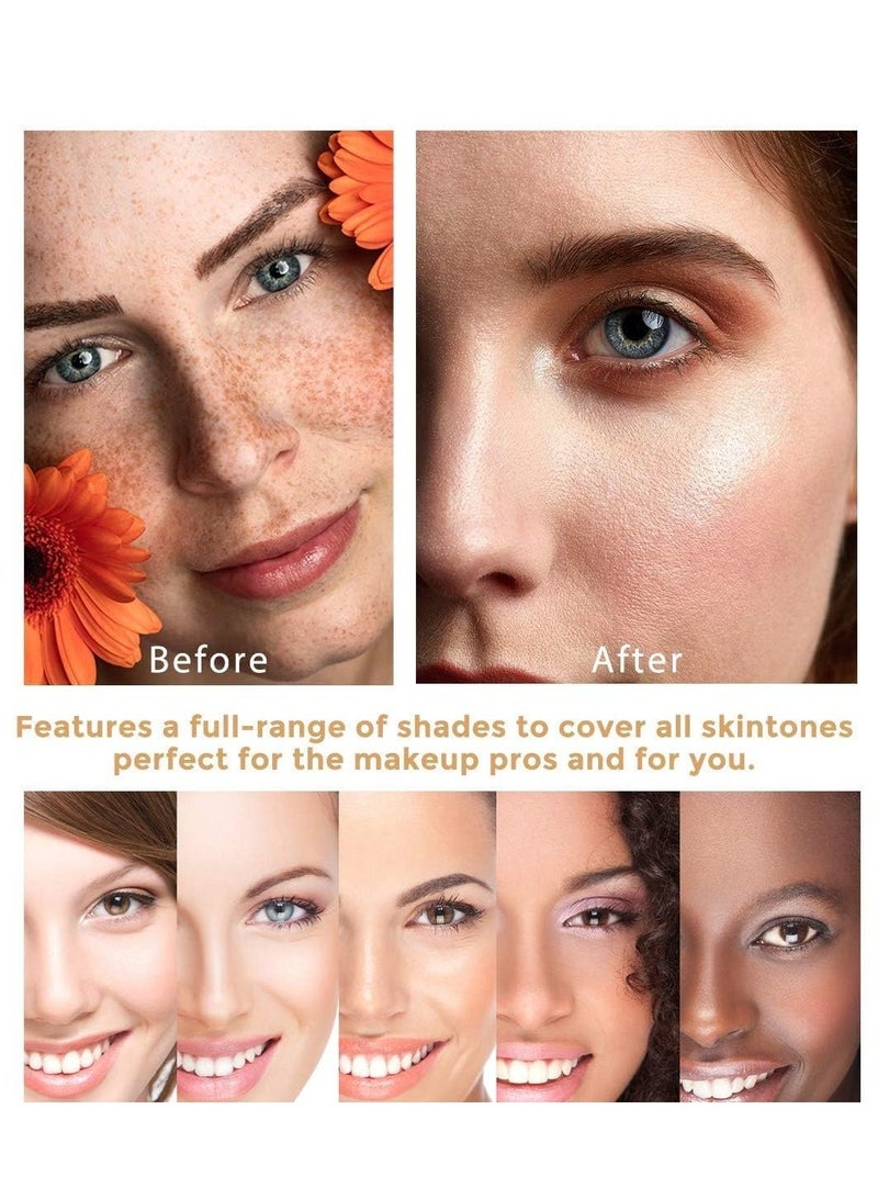 تي إل إم كريم اساس بي بي بتركيبة سائلة ملونة تخفي الشوائب والتجاعيد والخطوط الدقيقة بشكل كامل مع لون عالمي لجميع انواع البشرة من تي ال ام، من ساميريفر أبيض - Image 5