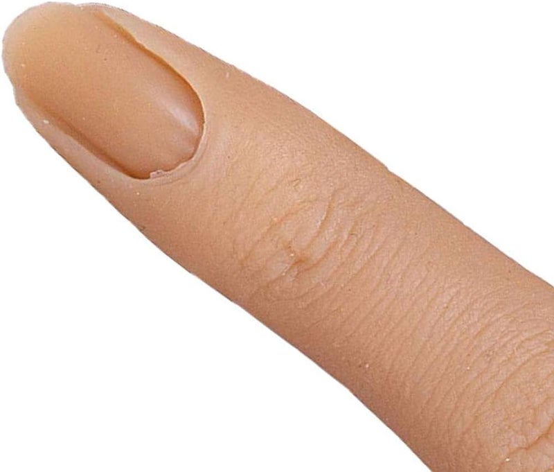 klarako Practice Fingers for Acrylic Nails  Flexible Soft Silicone Mannequin Hand Nail Art Trainer, Practice, Manicure Practice, Jewelry, Normal skin - Image 4