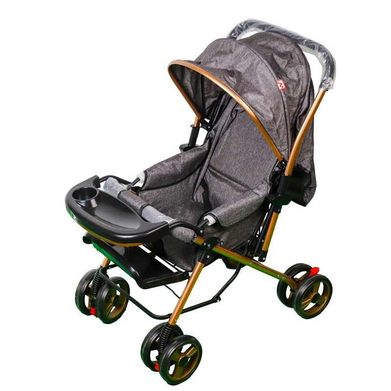 Baby Stroller Aluminum for Kids Grey - T998 - Image 1