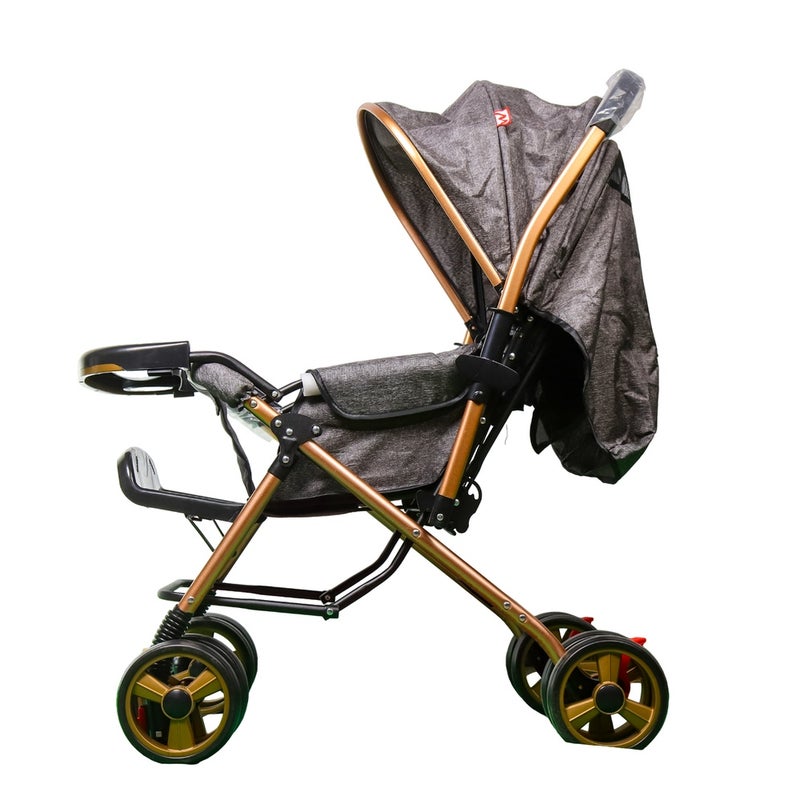 Baby Stroller Aluminum for Kids Grey - T998 - Image 2