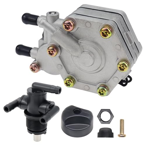 Carbman 3Way Fuel Shut Off Valve Petcock 7052161 Compatible with Polaris Sportsman 325 330 335 400 500 600 700 Twin Magnum Trail Boss 325 330 500 With Fuel Pump 2520227 3085275 - Image 1