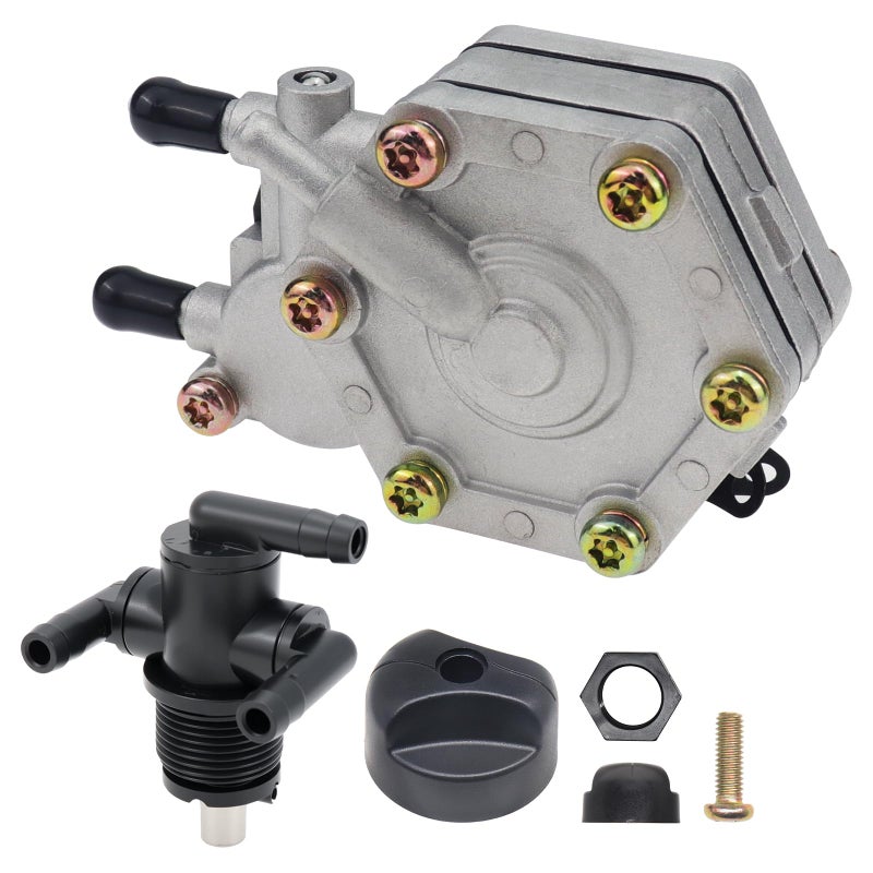 Carbman 3Way Fuel Shut Off Valve Petcock 7052161 Compatible with Polaris Sportsman 325 330 335 400 500 600 700 Twin Magnum Trail Boss 325 330 500 With Fuel Pump 2520227 3085275 - Image 2