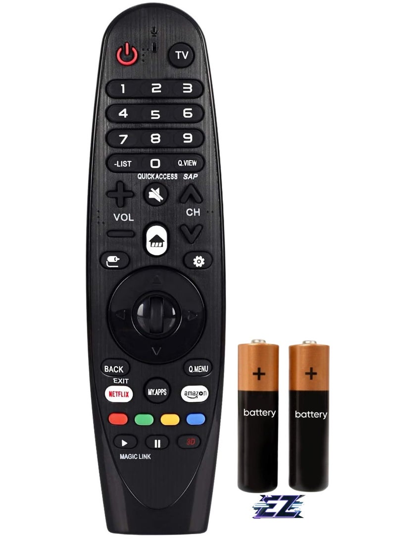 ELTRAZONE Remote Control AN-MR19BA, Universal Remote Control for LG Magic Smart TV AN-MR18BA AN-MR19BA AN-MR600G AN-MR650G ANMR650G ANMR650A ANMR600 AN-MR650B (No Voice, Pointer, Mouse, Gyro Function) with battery - Image 1