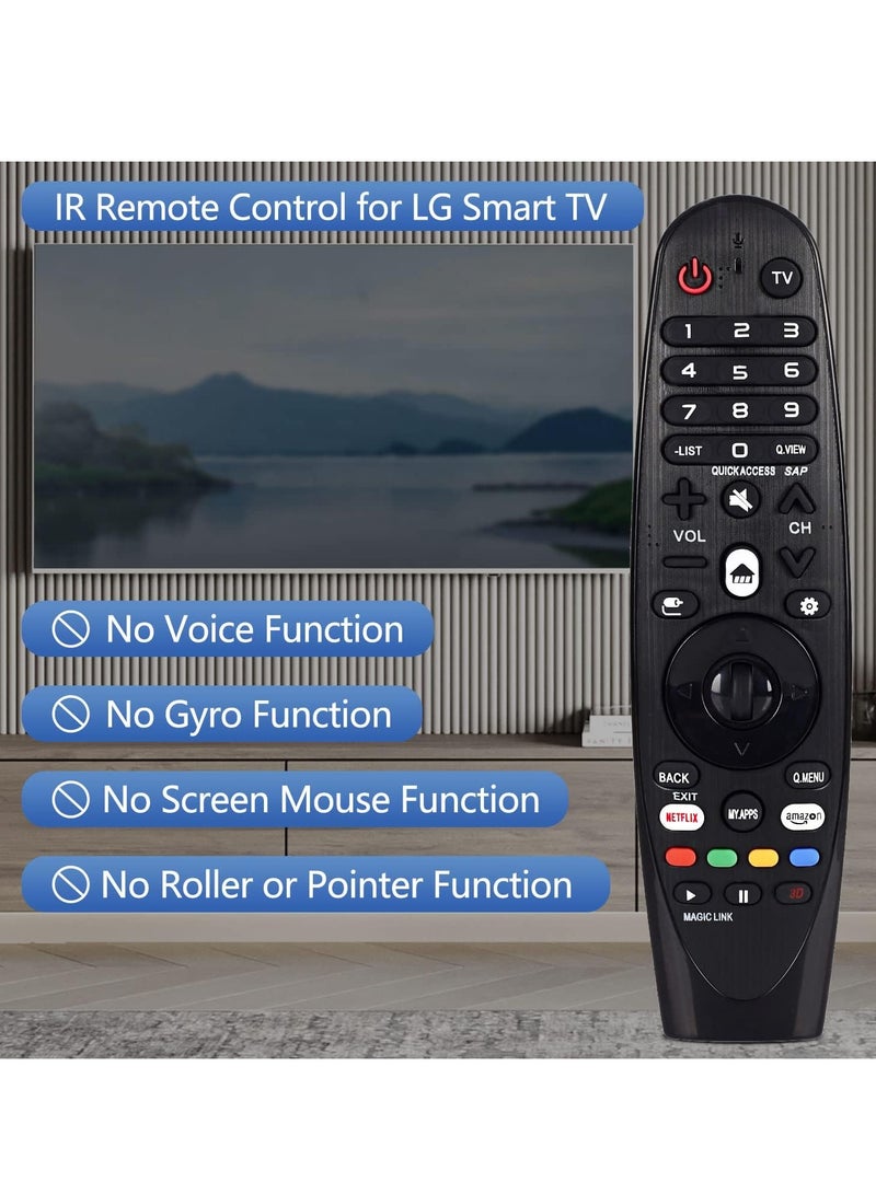 ELTRAZONE Remote Control AN-MR19BA, Universal Remote Control for LG Magic Smart TV AN-MR18BA AN-MR19BA AN-MR600G AN-MR650G ANMR650G ANMR650A ANMR600 AN-MR650B (No Voice, Pointer, Mouse, Gyro Function) with battery - Image 4