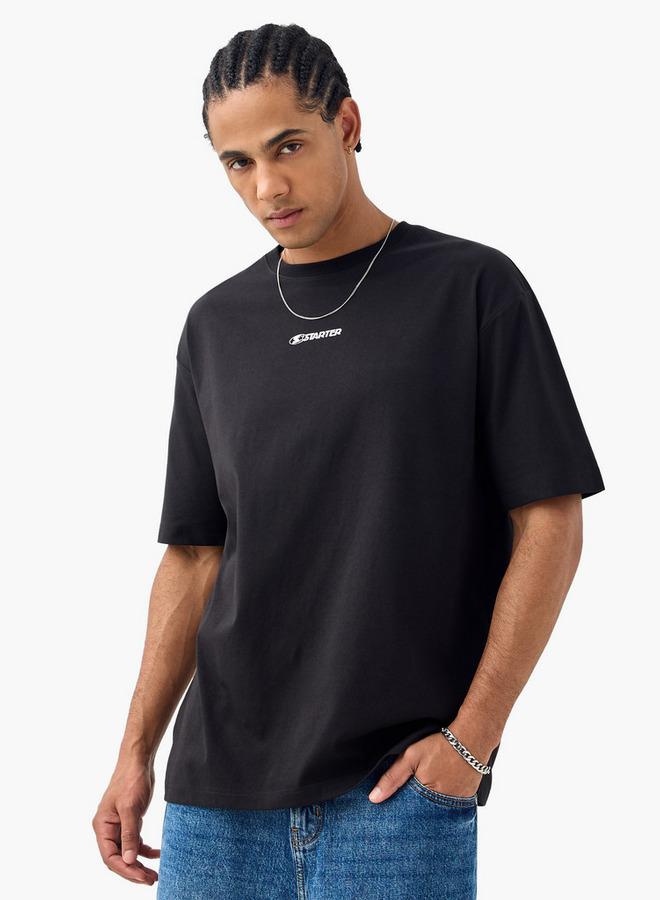 Starter Logo Print T-shirt with Short Sleeves - Image 3