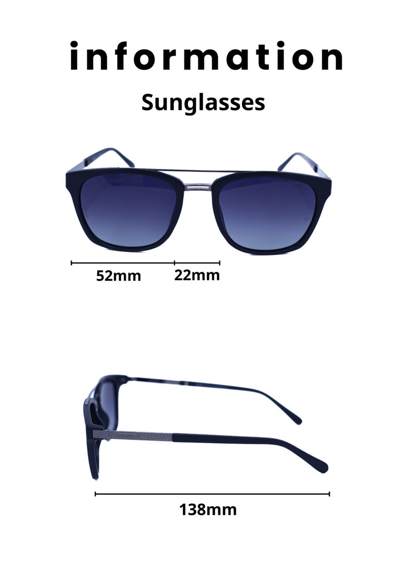 Baleno Aviator Sunglasses with Polarized UV Protection Lenses – Lightweight, Durable Metal Frame for Men & Women, Perfect for Driving, Travel, and Outdoor Activities" - Image 4