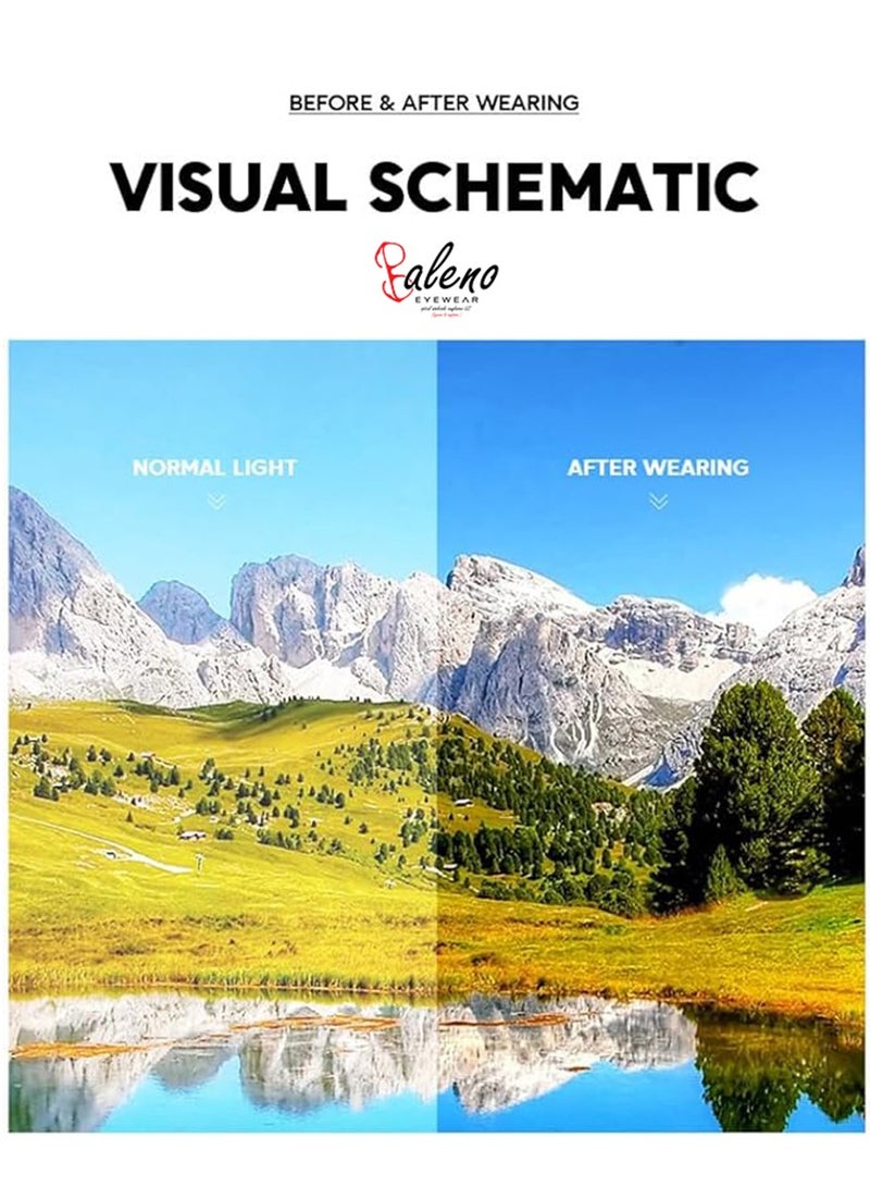 Baleno Aviator Sunglasses with Polarized UV Protection Lenses – Lightweight, Durable Metal Frame for Men & Women, Perfect for Driving, Travel, and Outdoor Activities" - Image 5