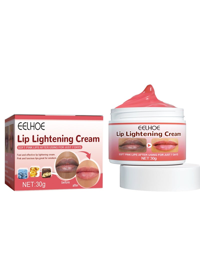 EELHOE - Lip Lightening Cream for Reduce Dullness Reduce Lipwrinkles For Dry Cracked And Dark Lips - Image 1