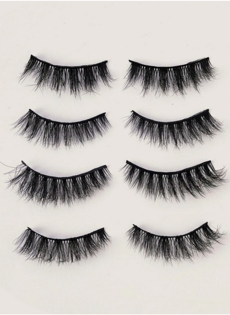 Shein - SHEIN Magefy 20 Pairs Fully Blended Natural False Eyelashes - Image 1
