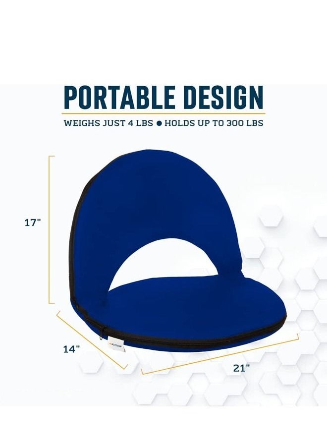 Cady One Blue foldable portable chair and stool  - Image 2