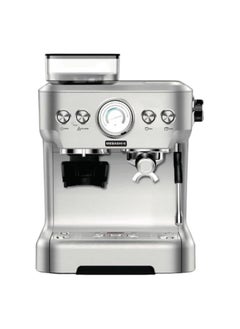 ميباشي MEBASHI ME-CCM2057 Espresso Coffee Machine with Integrated Grinder, 2.7L Capacity, 20 Bar Pressure, Stainless Steel, 1360–1620W  - Image 2