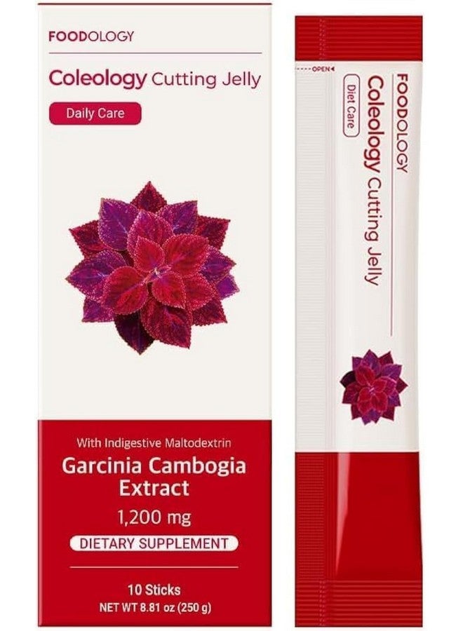 FOODOLOGY FOODOLOGY Coleology Cutting Jelly (10 Days) - Garcinia Cambogia (HCA) Jelly Sticks. Delicious Pomegranate Flavored. Chia Seeds, Collagen. - Image 1
