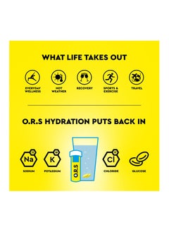 O.R.S Ors Hydration Tablets With Vegan, Gluten  Free Formula -  Lemon Flavor - 24 Count Pack of 6  - Image 5