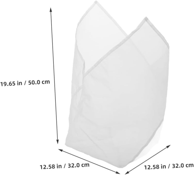 Hemobllo 30pounds Commercial Rice Cooker Steamer Capacity Nut Strainer Bag Fine Mesh for Nut Milk Honey Diameter Height - Image 2