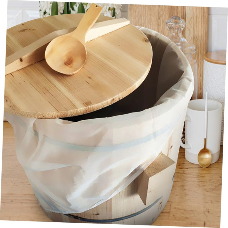 Hemobllo 30pounds Commercial Rice Cooker Steamer Capacity Nut Strainer Bag Fine Mesh for Nut Milk Honey Diameter Height - Image 4