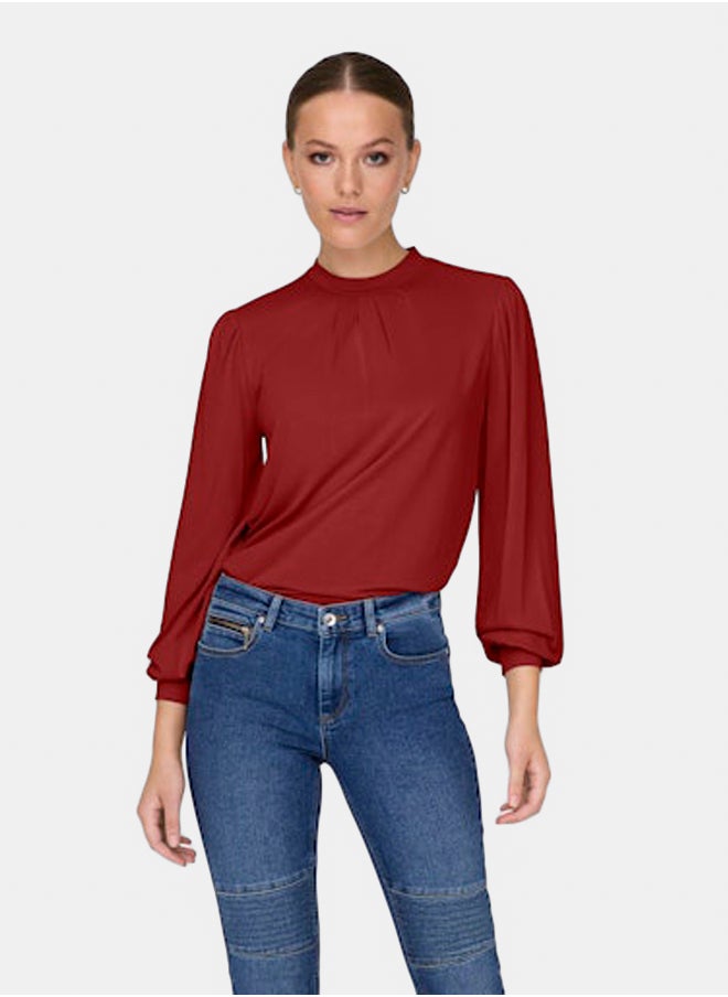 ONLY Onlfree Life L/S Modal Highneck Top Jrs  - Image 1